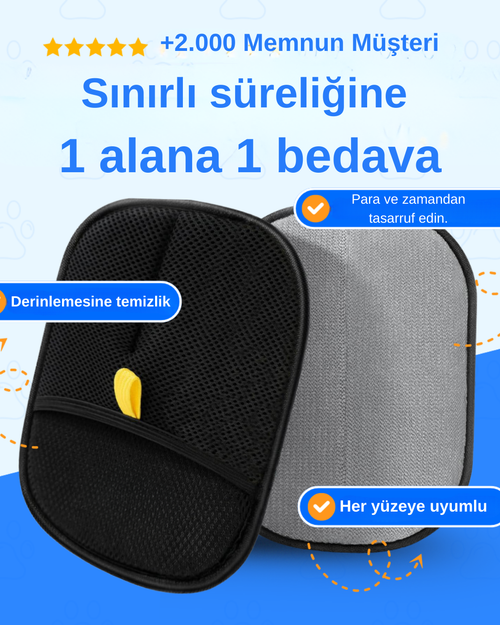 Premium Tüy Toplama Eldiveni™ | 30 Saniyede Temizlik